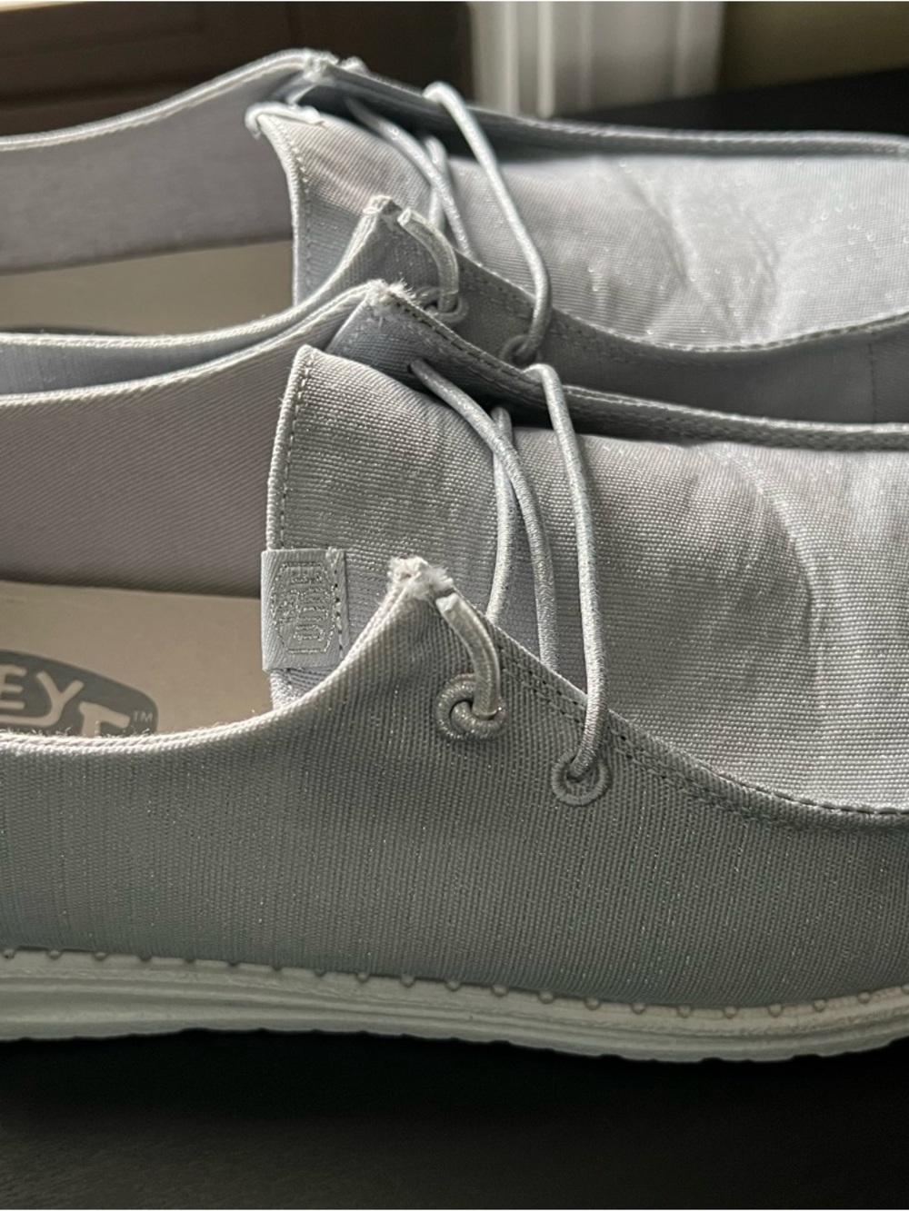 Hey Dude Smoke Quartz Slip-On Canvas Sneakers